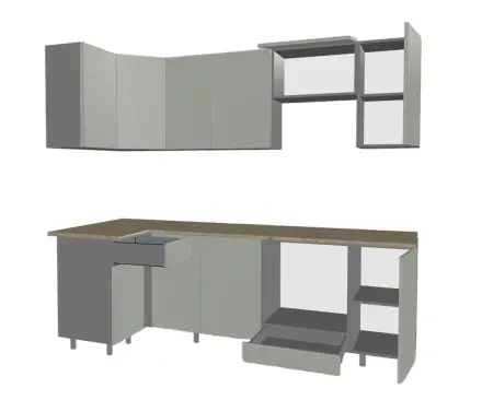 Графит шагрень Дуб сонома - 5 (1000х2450 мм) 